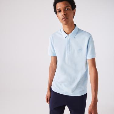  Erkek Regular Fit Açık Mavi Paris Polo
