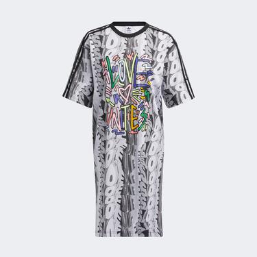  adidas Loveuni Kadın Renkli Elbise