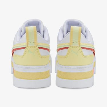  Puma Mayze Fs Interestle Kadın Beyaz/Sarı Spor Ayakkabı