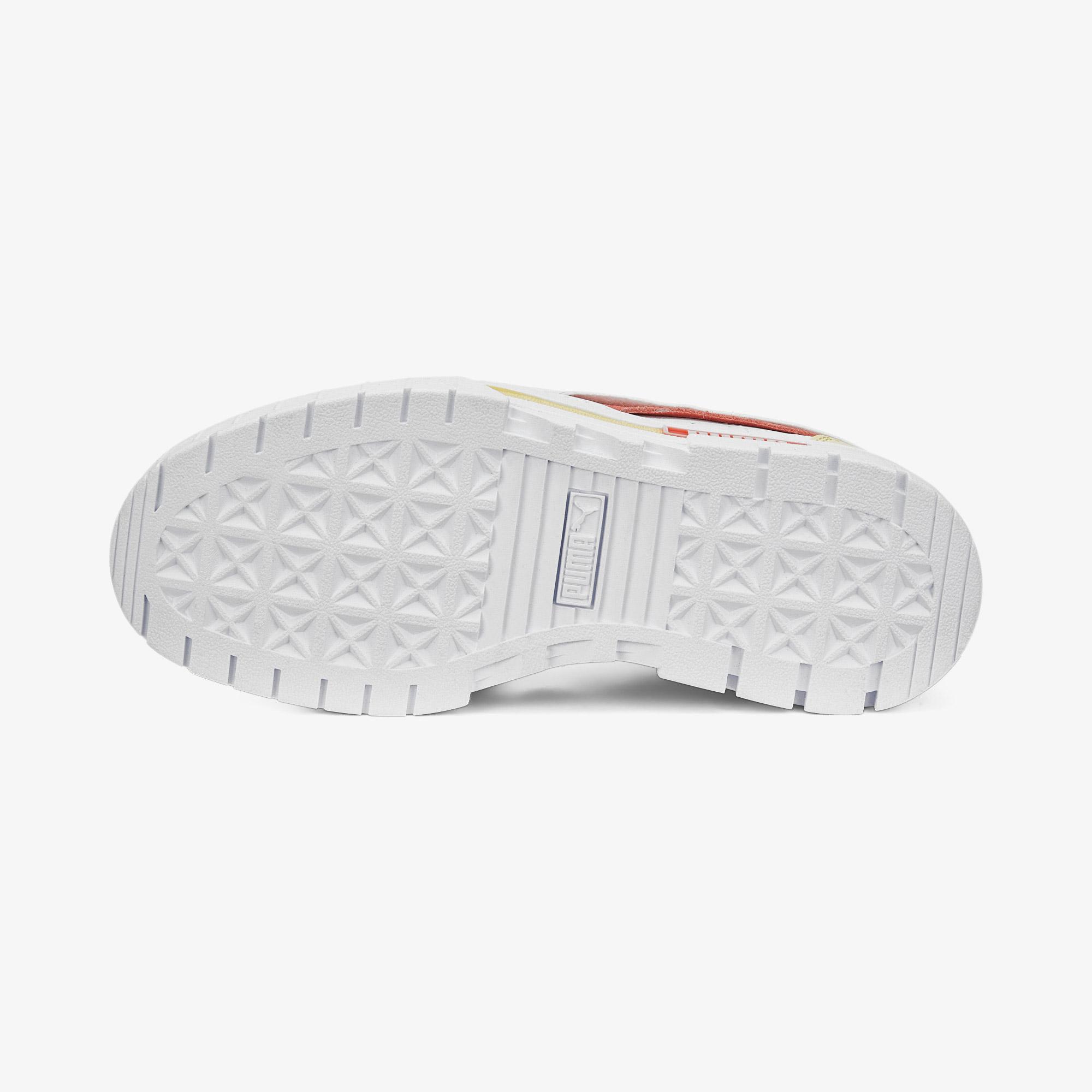 Puma Mayze Fs Interestle Kadın Beyaz/Sarı Spor Ayakkabı