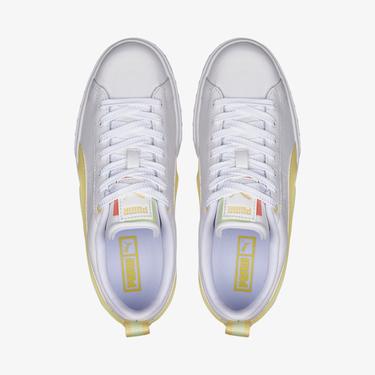  Puma Mayze Fs Interestle Kadın Beyaz/Sarı Spor Ayakkabı