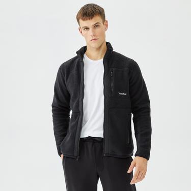  Timberland Sherpa Fleece Erkek Siyah Polar Ceket