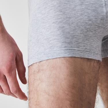  Lacoste Erkek 3'lü Gri Boxer