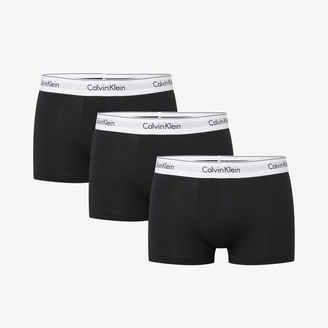  Calvin Klein Trunk 3'lü Erkek Siyah Boxer