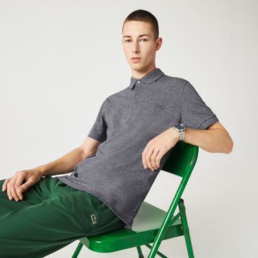  Lacoste Erkek Regular Fit Koyu Gri Paris Polo