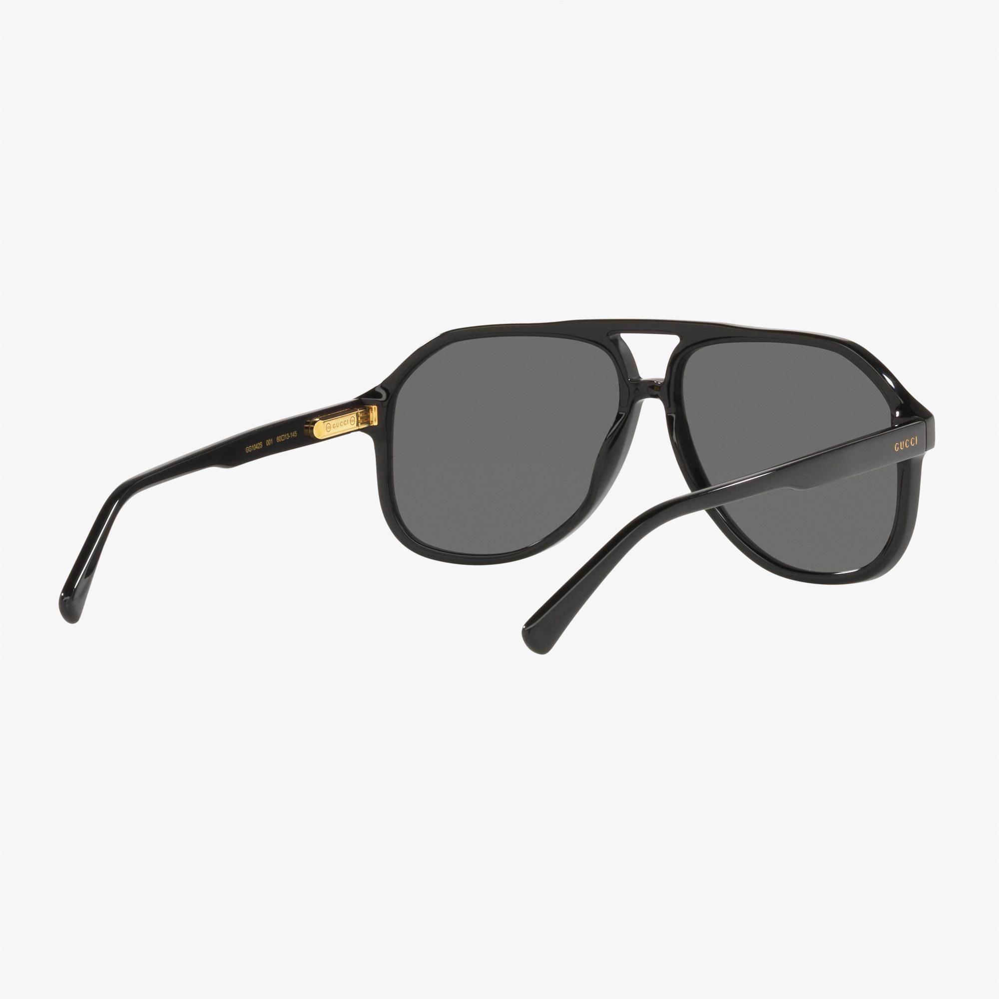 GUCCI Erkek Siyah Güneş Gözlüğü
