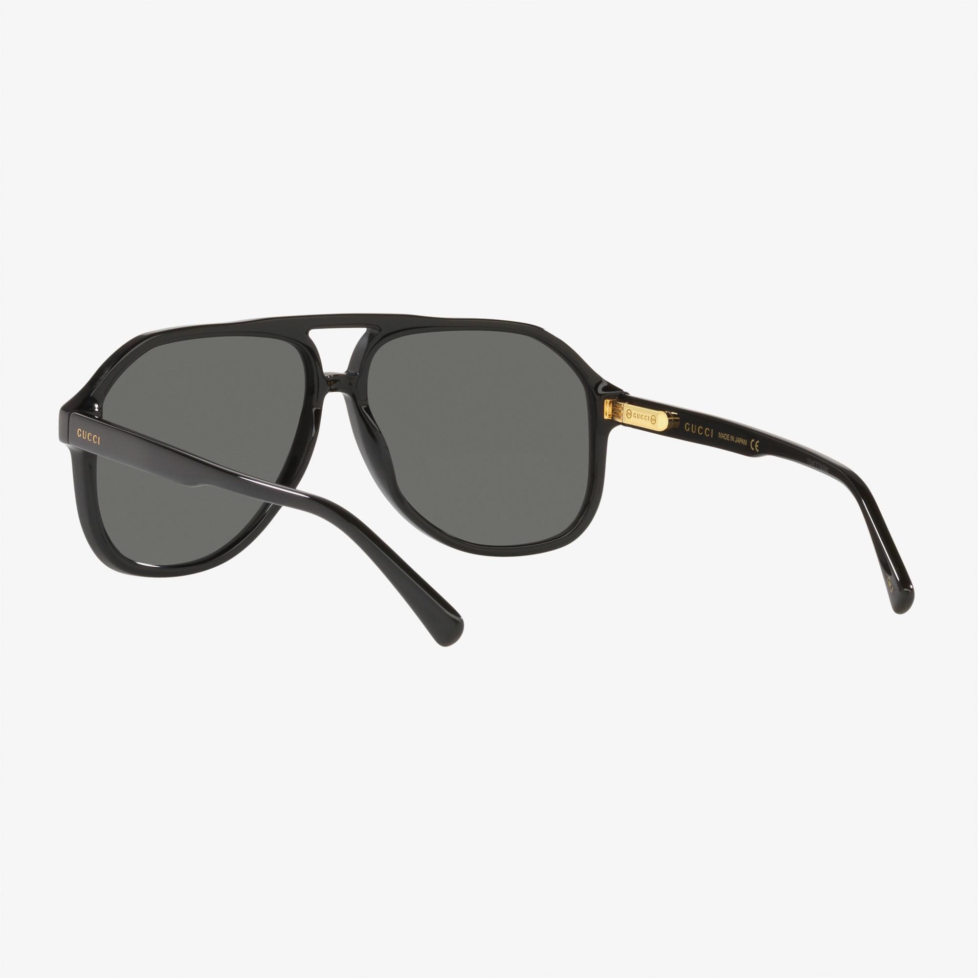 GUCCI Erkek Siyah Güneş Gözlüğü