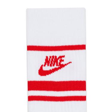  Nike Sportswear Everyday Essential Unisex Beyaz 3'lü Çorap