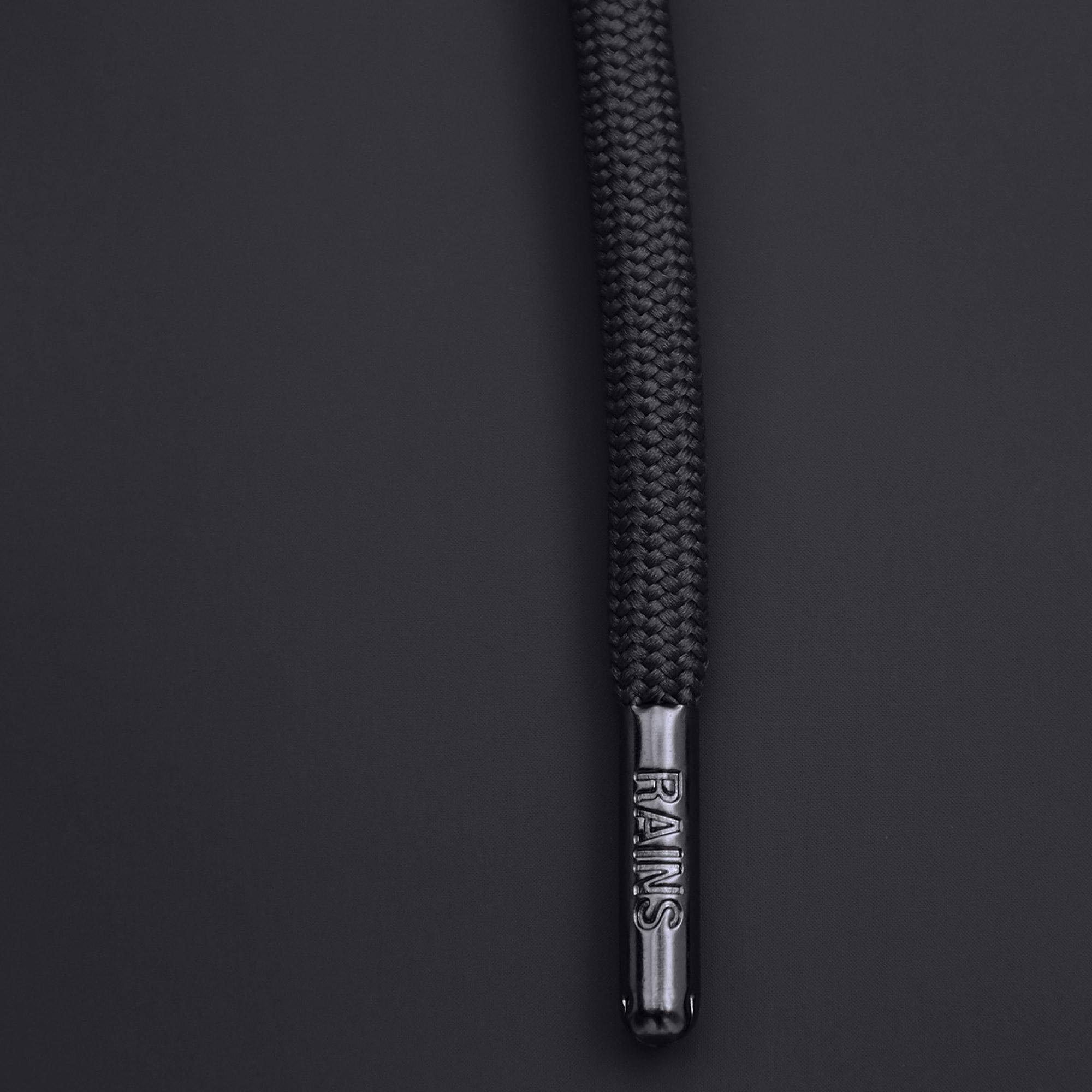 Rains Longer Unisex Siyah Yağmurluk