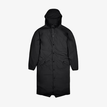  Rains Longer Unisex Siyah Yağmurluk
