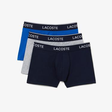  Lacoste Erkek 3'lü Renkli Boxer