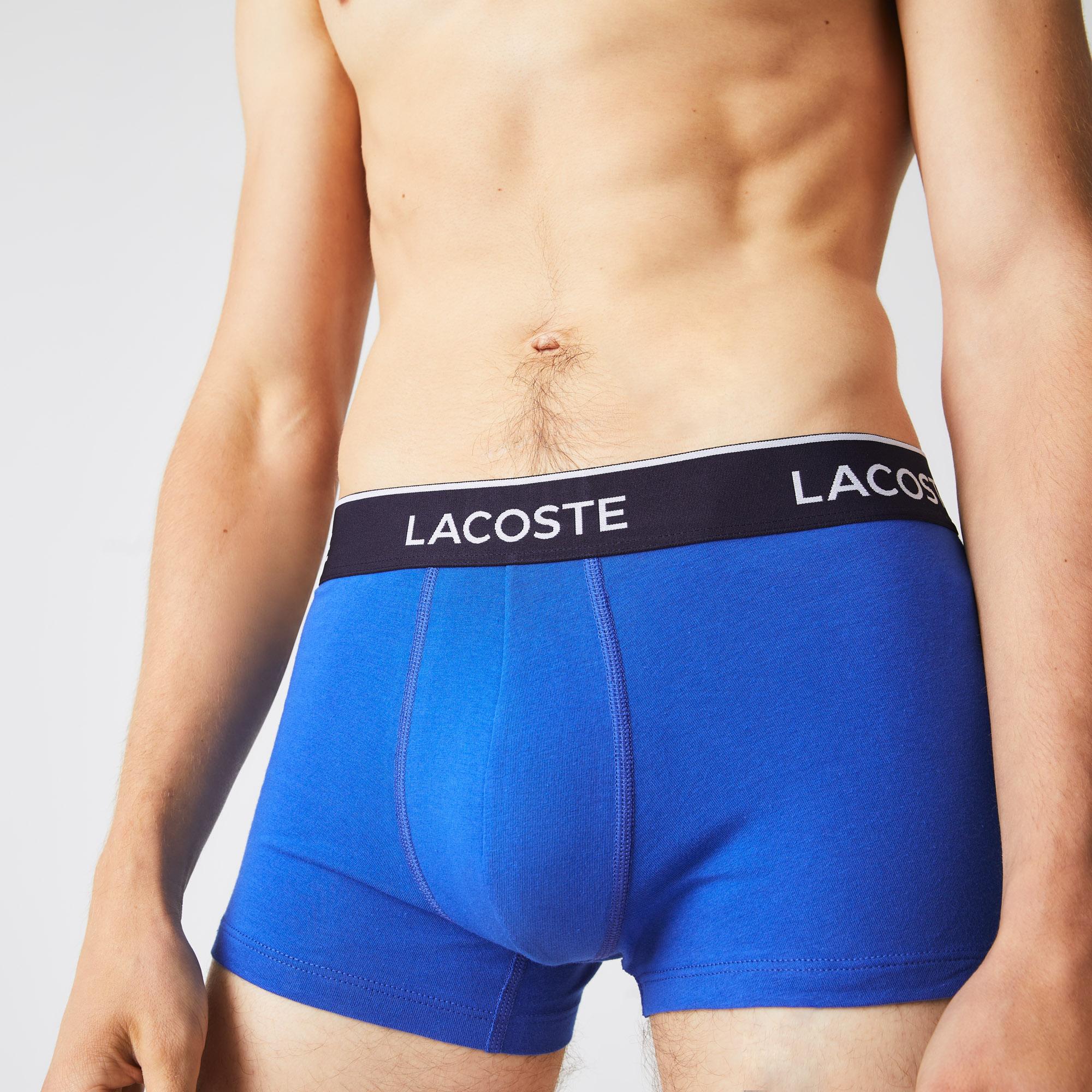 Lacoste Erkek 3'lü Renkli Boxer