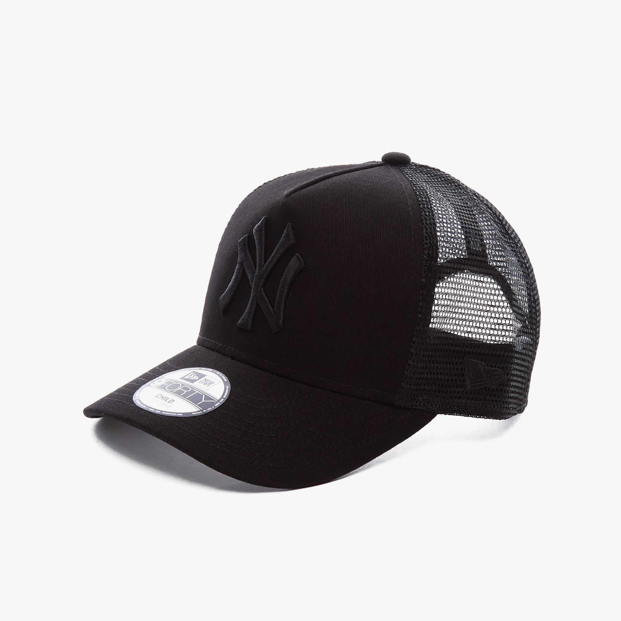 New Era A-Frame Trucker Çocuk Siyah Şapka