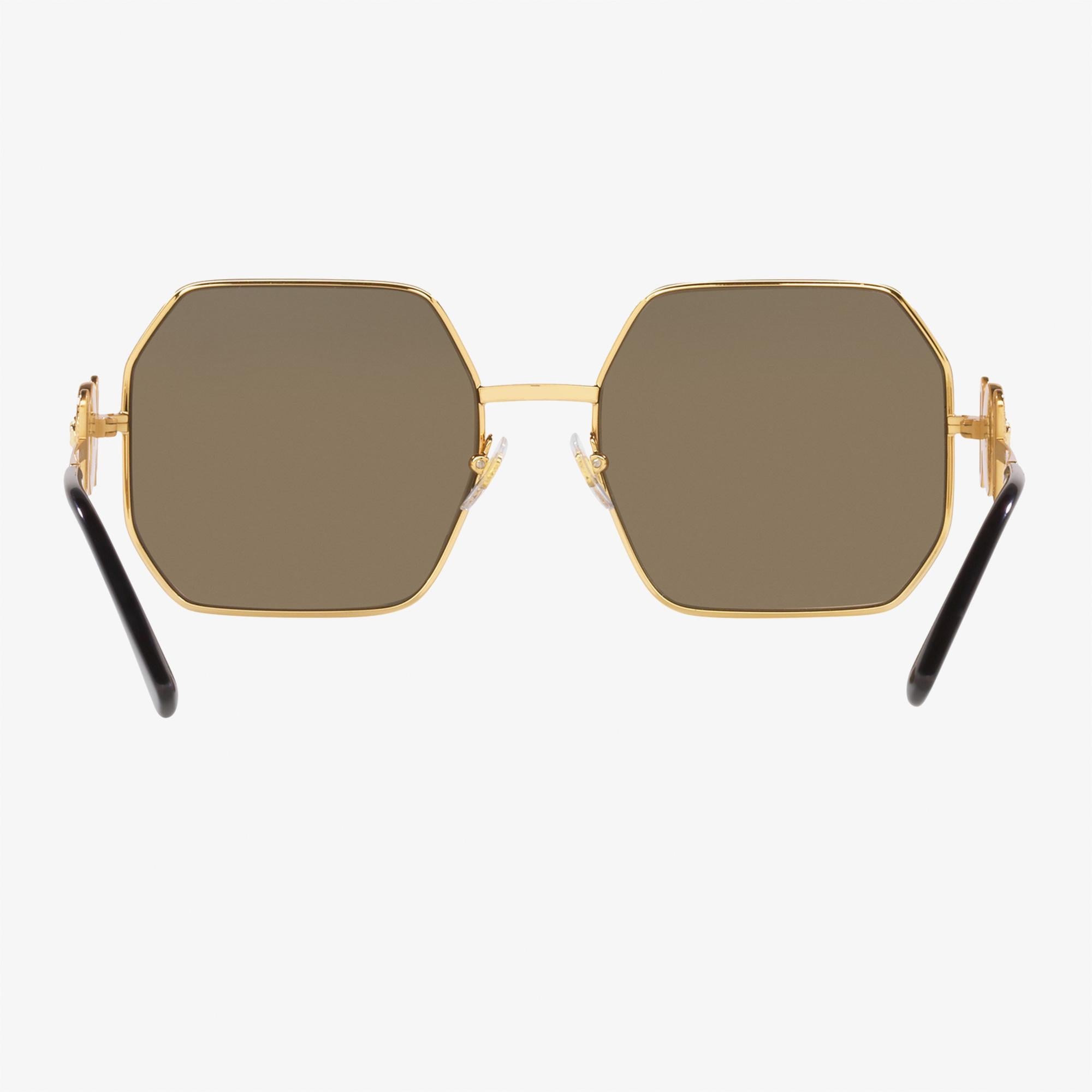 VERSACE Metal Kadın Altın Rengi Güneş Gözlüğü