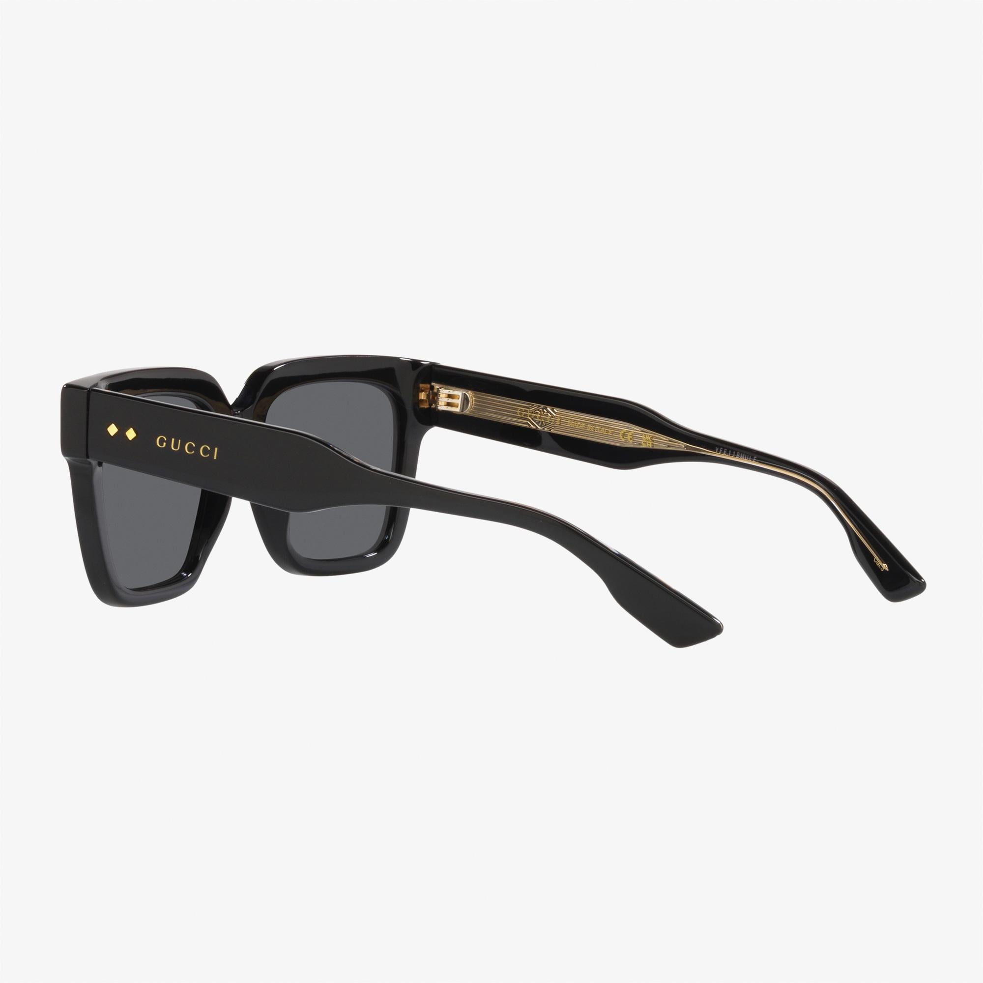 GUCCI Erkek Siyah Güneş Gözlüğü