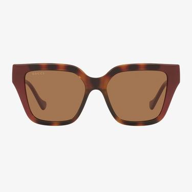  GUCCI Injected Kadın Kahverengi Güneş Gözlüğü