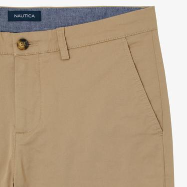  Nautica Erkek Bej Slim Fit Chino Pantolon