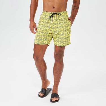  Nautica Erkek Sarı Standart Fit Deniz Şortu