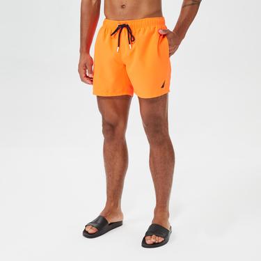  Nautica Erkek Turuncu Standart Fit Mayo Şort