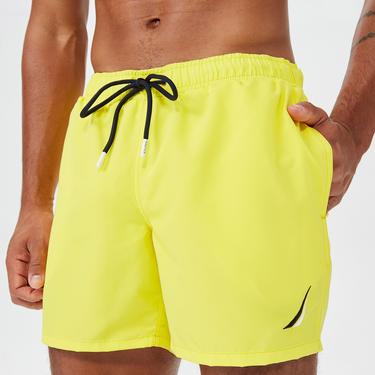  Nautica Erkek Sarı Standart Fit Mayo Şort
