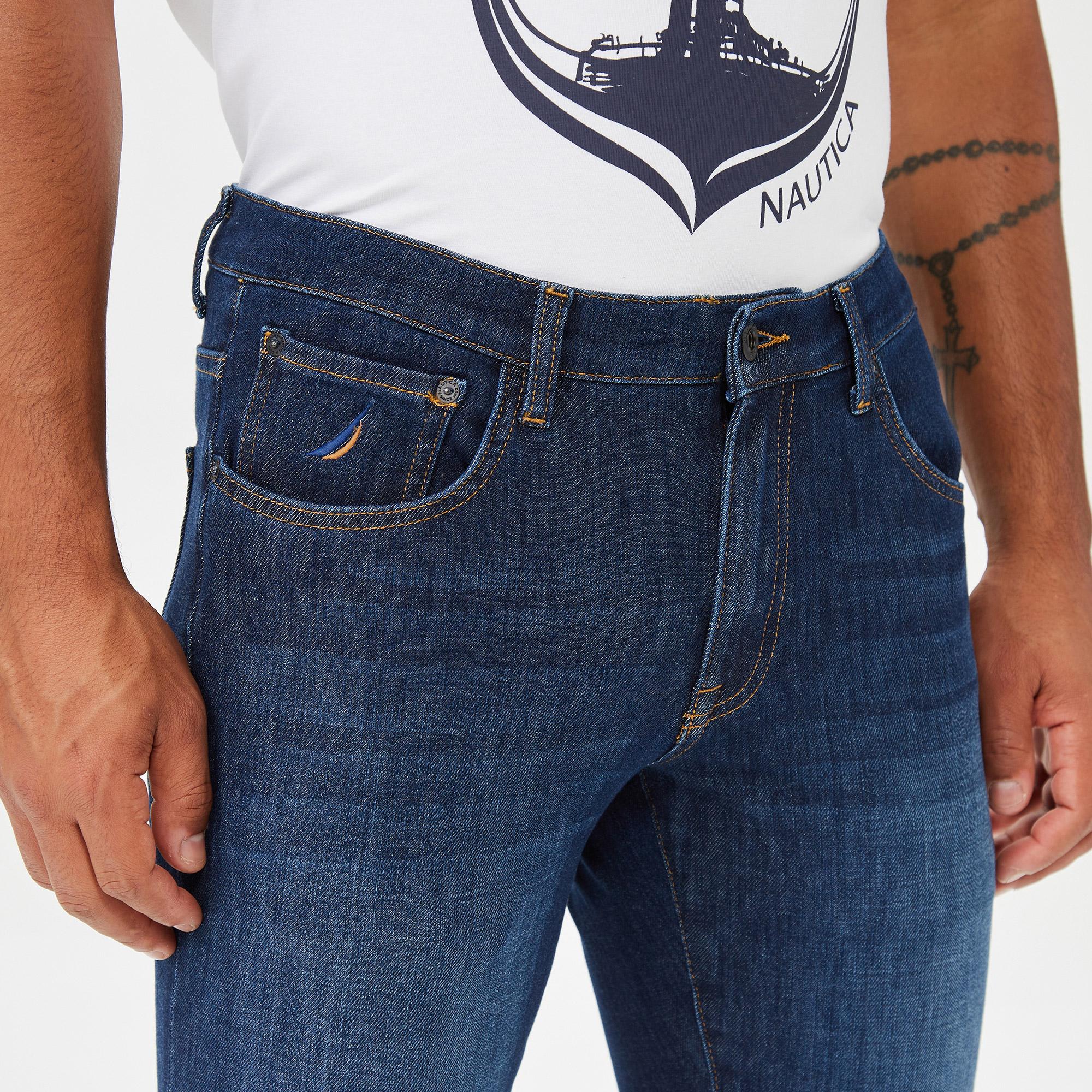 NAUTICA ERKEK MAVİ DENİM PANTOLON