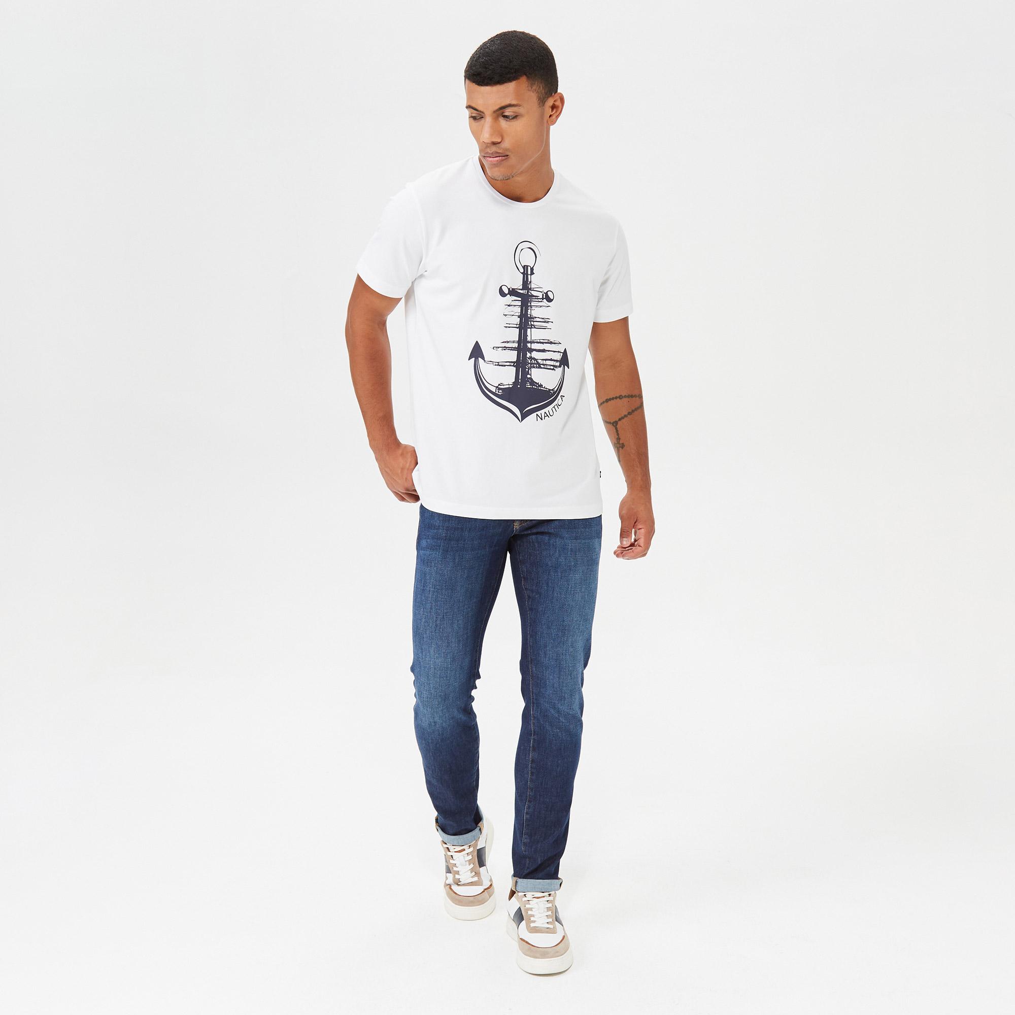 NAUTICA ERKEK MAVİ DENİM PANTOLON