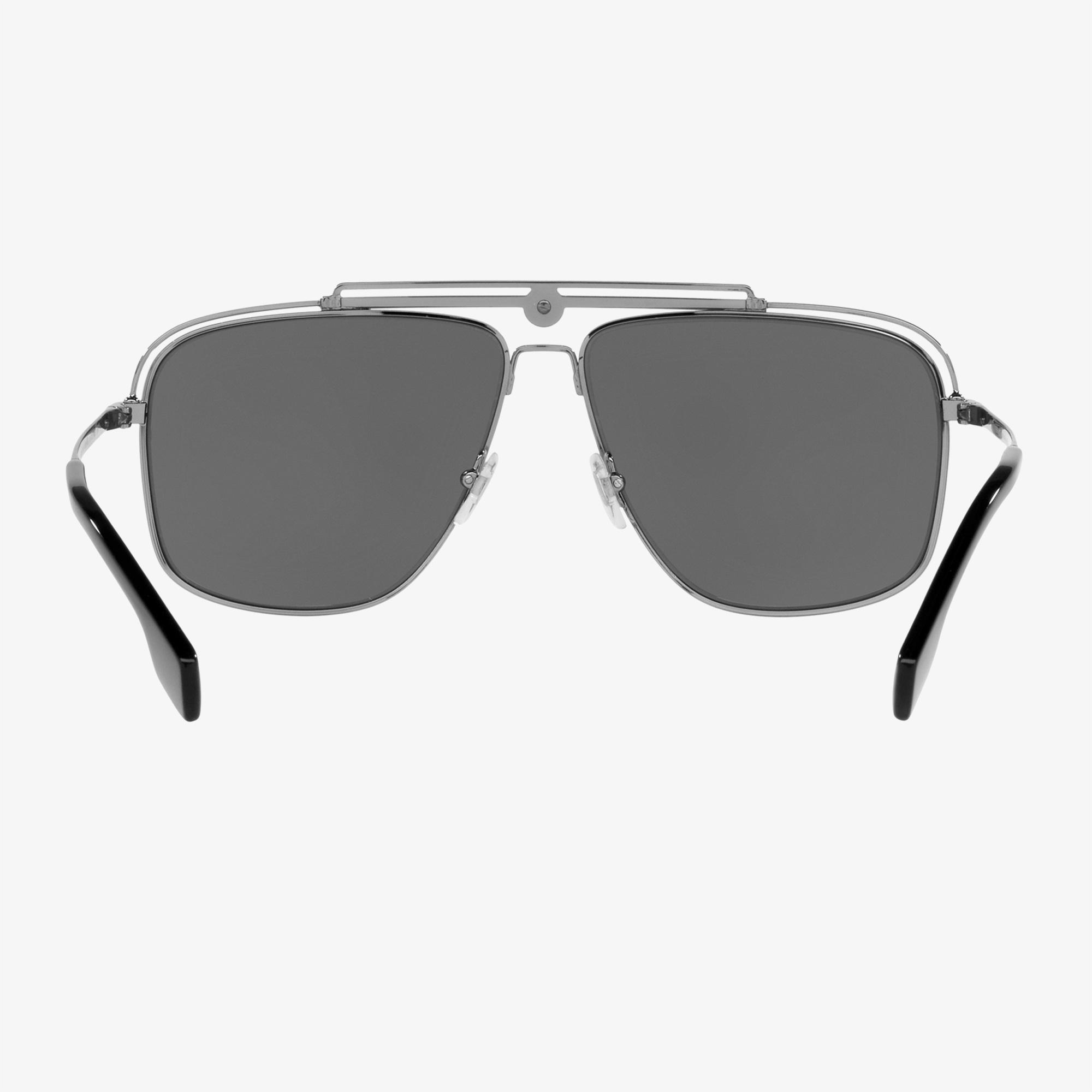 VERSACE Metal Erkek Gri Güneş Gözlüğü