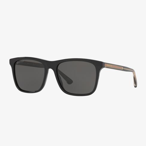  GUCCI Erkek Siyah-Altın Güneş Gözlüğü