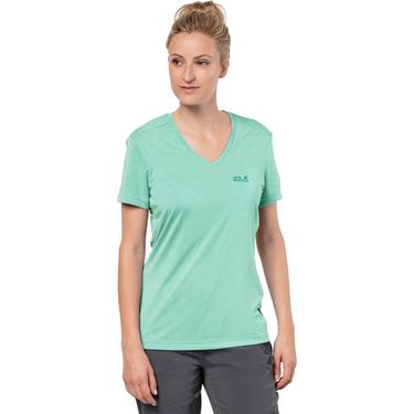  Jack Wolfskin Crosstrail T Kadın Mavi Tişört