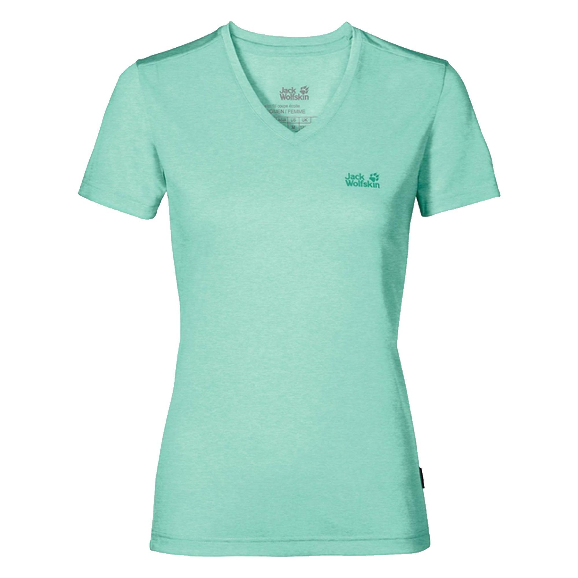 Jack Wolfskin Crosstrail T Kadın Mavi Tişört