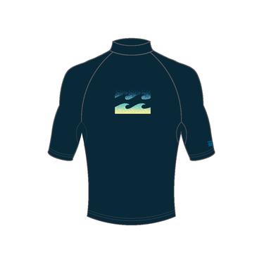  Billabong Team Wave Ss Erkek Mavi Likra