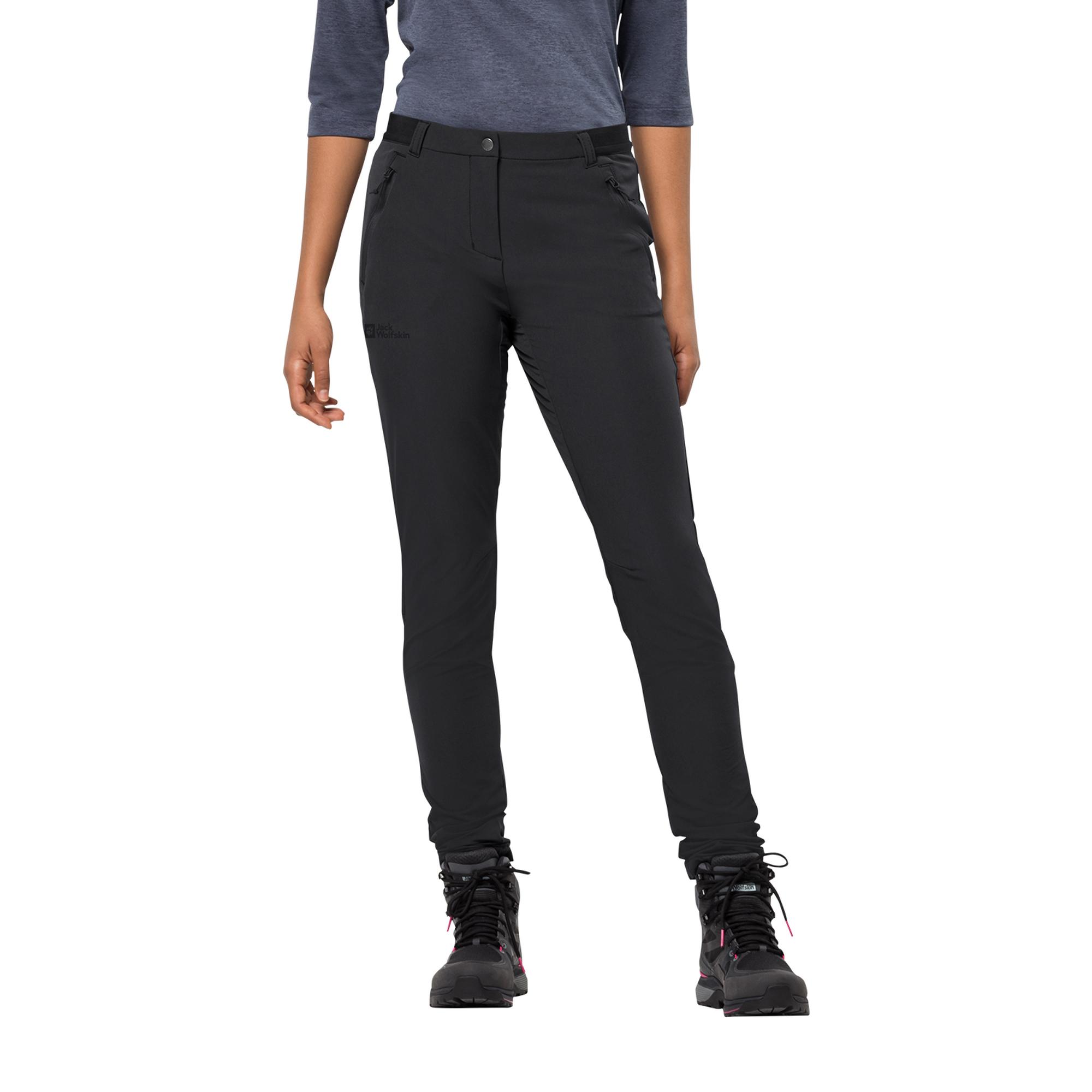 Jack Wolfskin Geigelstein Slim Kadın Siyah Outdoor Pantolonu