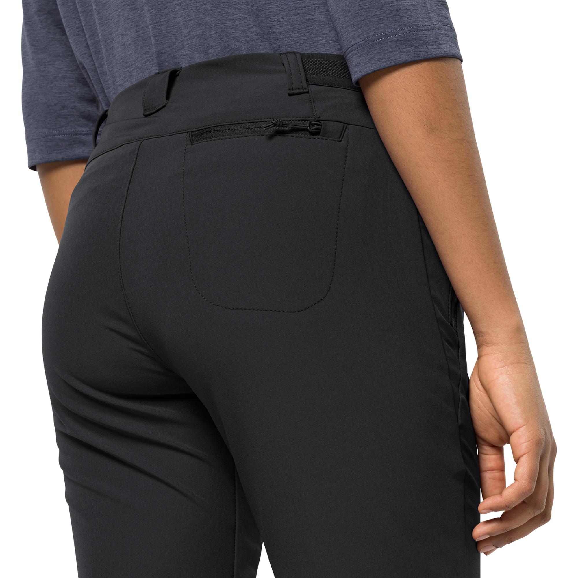 Jack Wolfskin Geigelstein Slim Kadın Siyah Outdoor Pantolonu