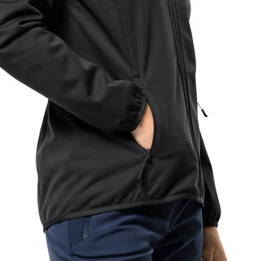  Jack Wolfskin Windhain Hoody Kadın Siyah Softshell