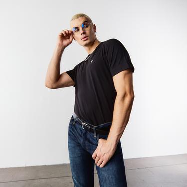  FashFed Unisex Siyah T-Shirt