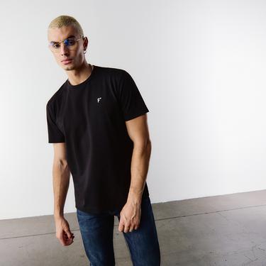  FashFed Unisex Siyah T-Shirt