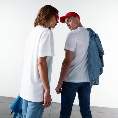  FashFed Unisex Beyaz T-Shirt