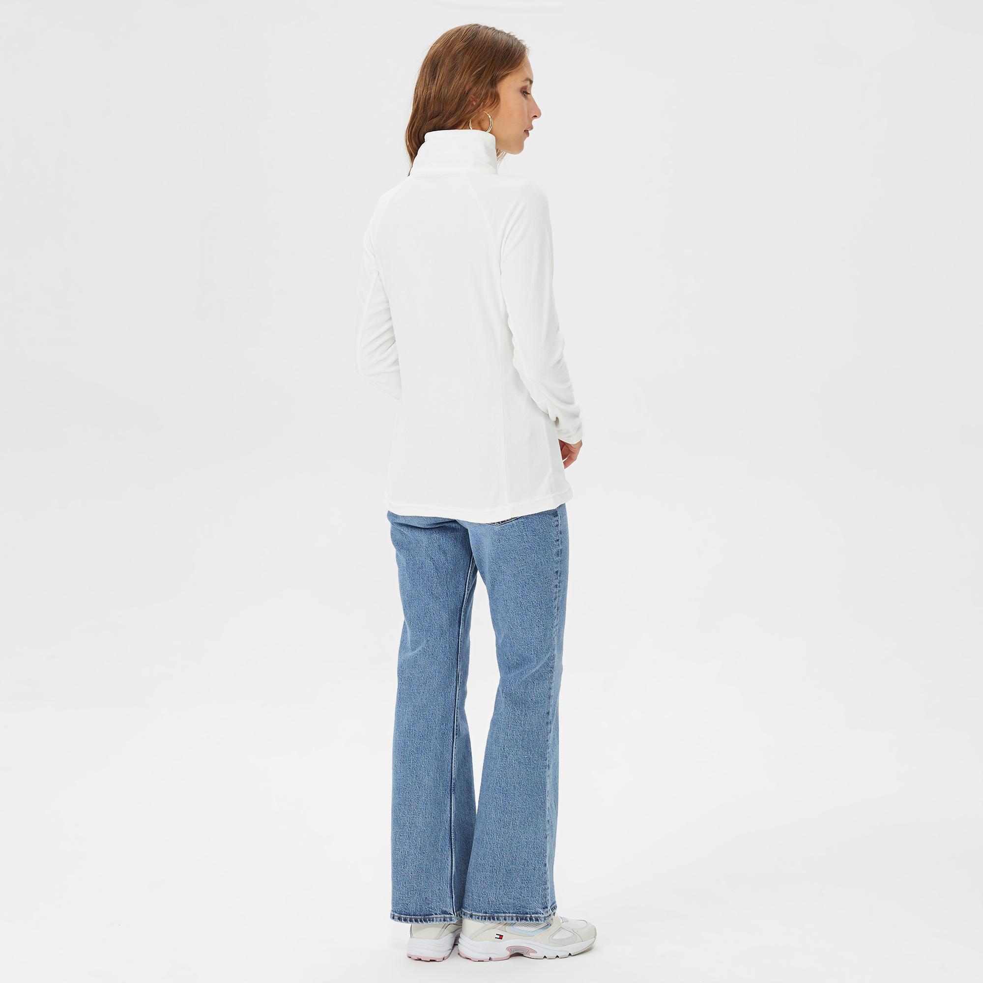 Columbia Glacial 1/2 Zipped Kadın Beyaz Polar