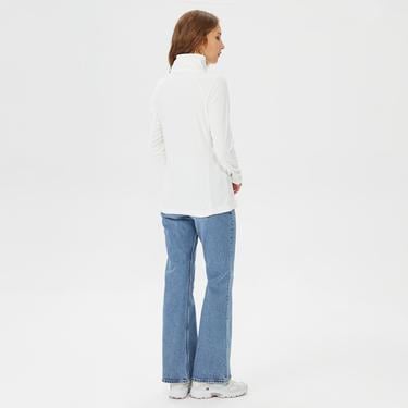  Columbia Glacial 1/2 Zipped Kadın Beyaz Polar