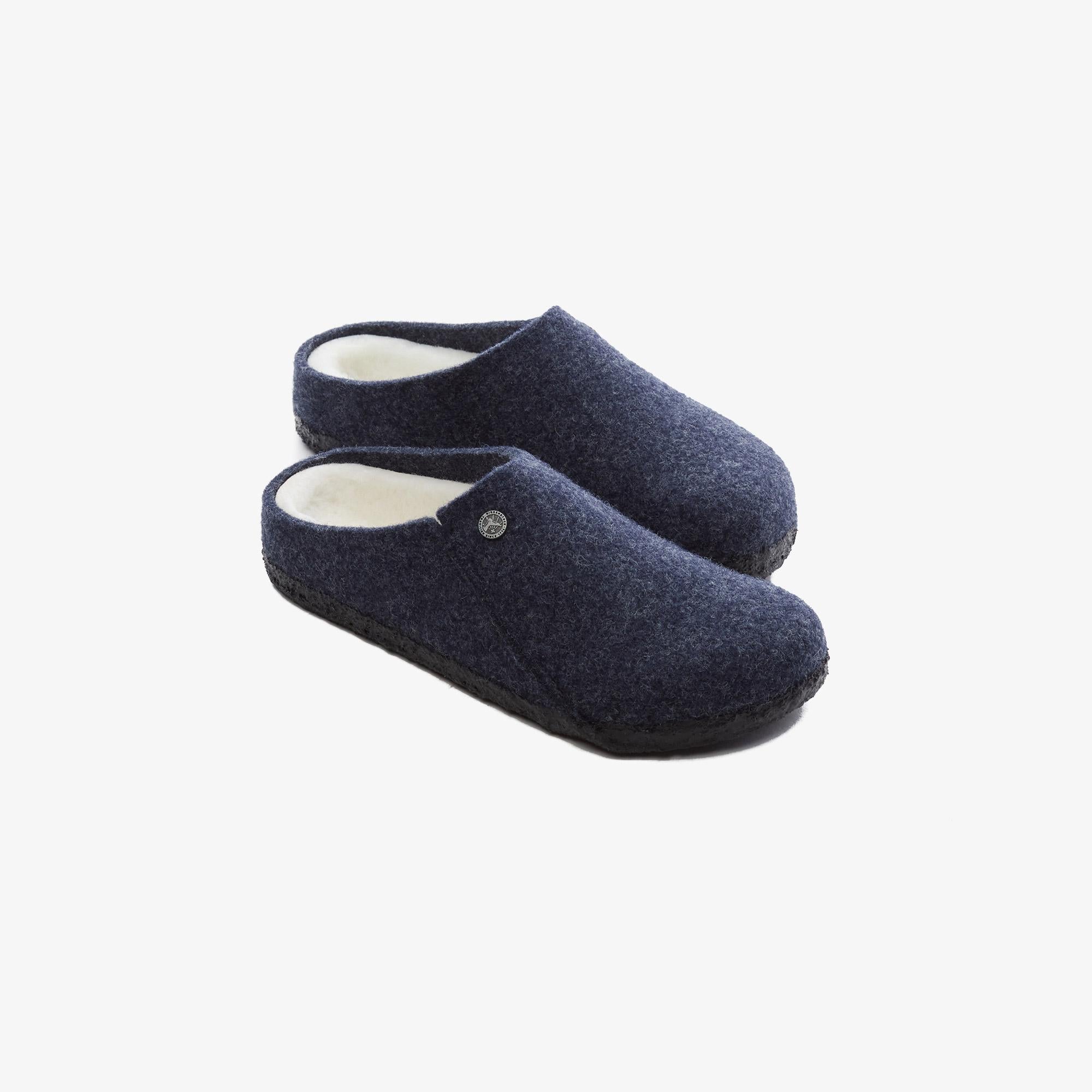 Birkenstock Shearling Çocuk Lacivert Terlik