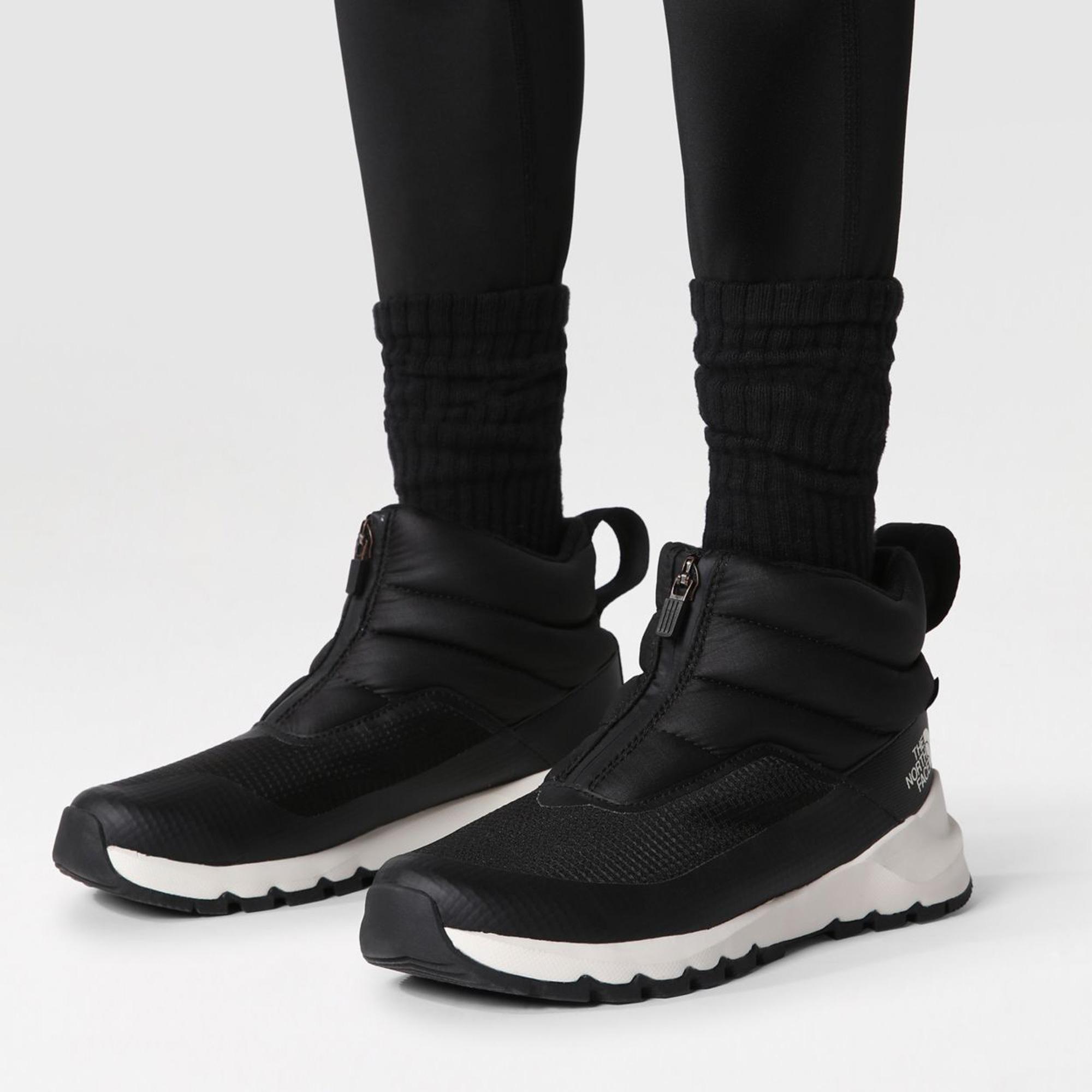 The North Face ThermoBall Fermuarlı Siyah Kadın Bot