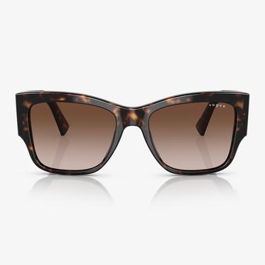  VOGUE Acetate Kadın Kahverengi Güneş Gözlüğü