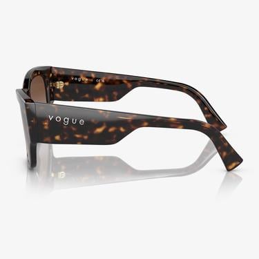  VOGUE Acetate Kadın Kahverengi Güneş Gözlüğü