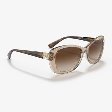  VOGUE Injected Kadın Kahverengi Güneş Gözlüğü