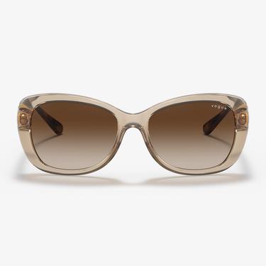  VOGUE Injected Kadın Kahverengi Güneş Gözlüğü