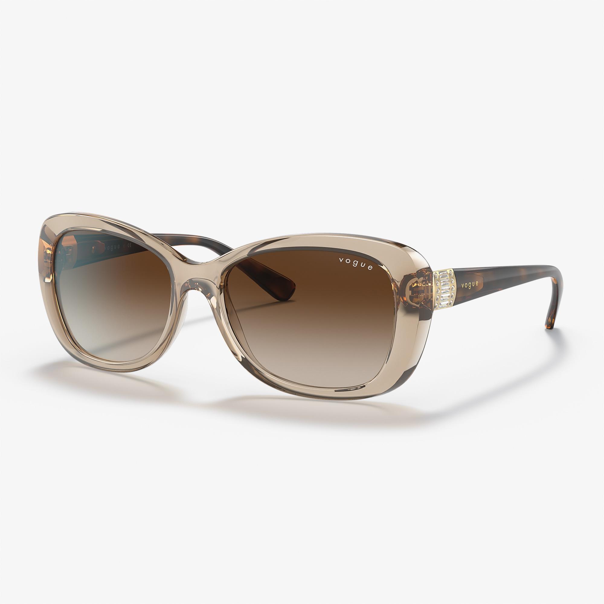 VOGUE Injected Kadın Kahverengi Güneş Gözlüğü