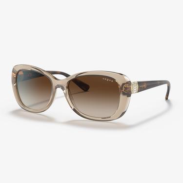  VOGUE Injected Kadın Kahverengi Güneş Gözlüğü
