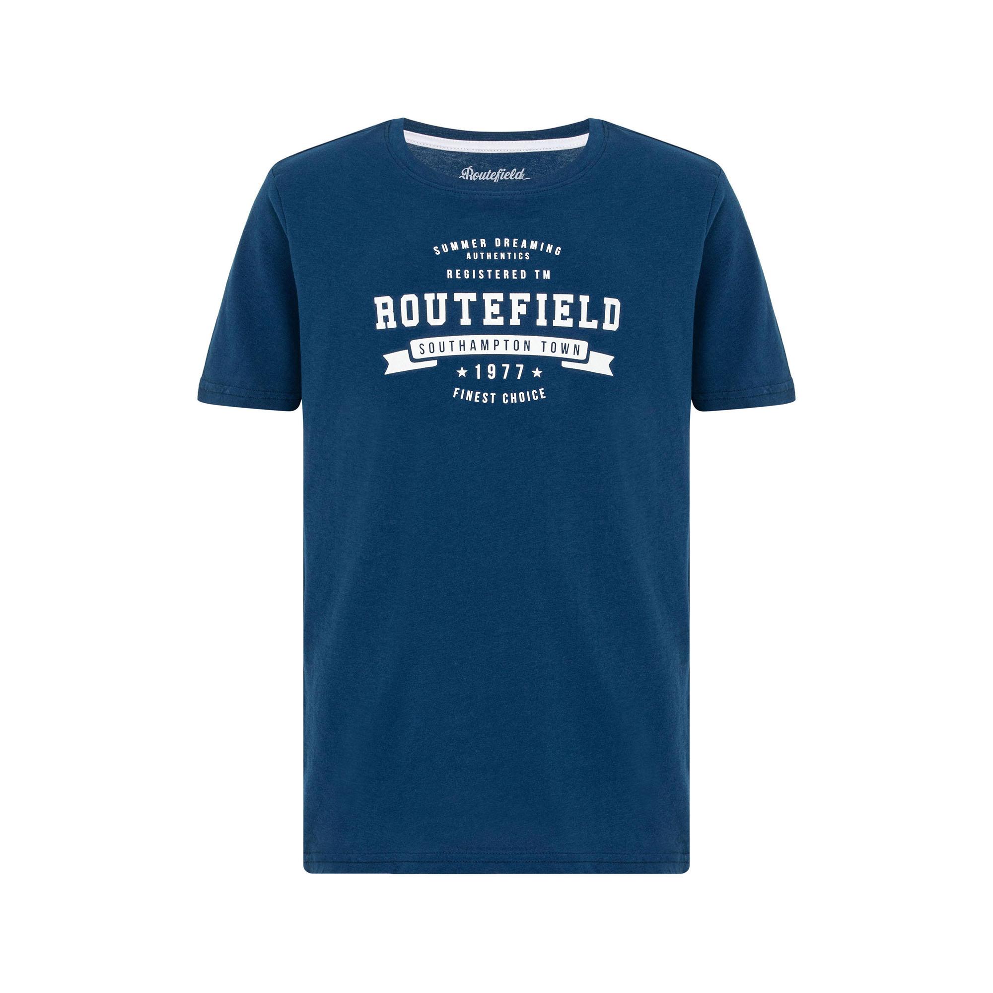Routefield Tory Kids Unisex Çocuk Mavi Tişört