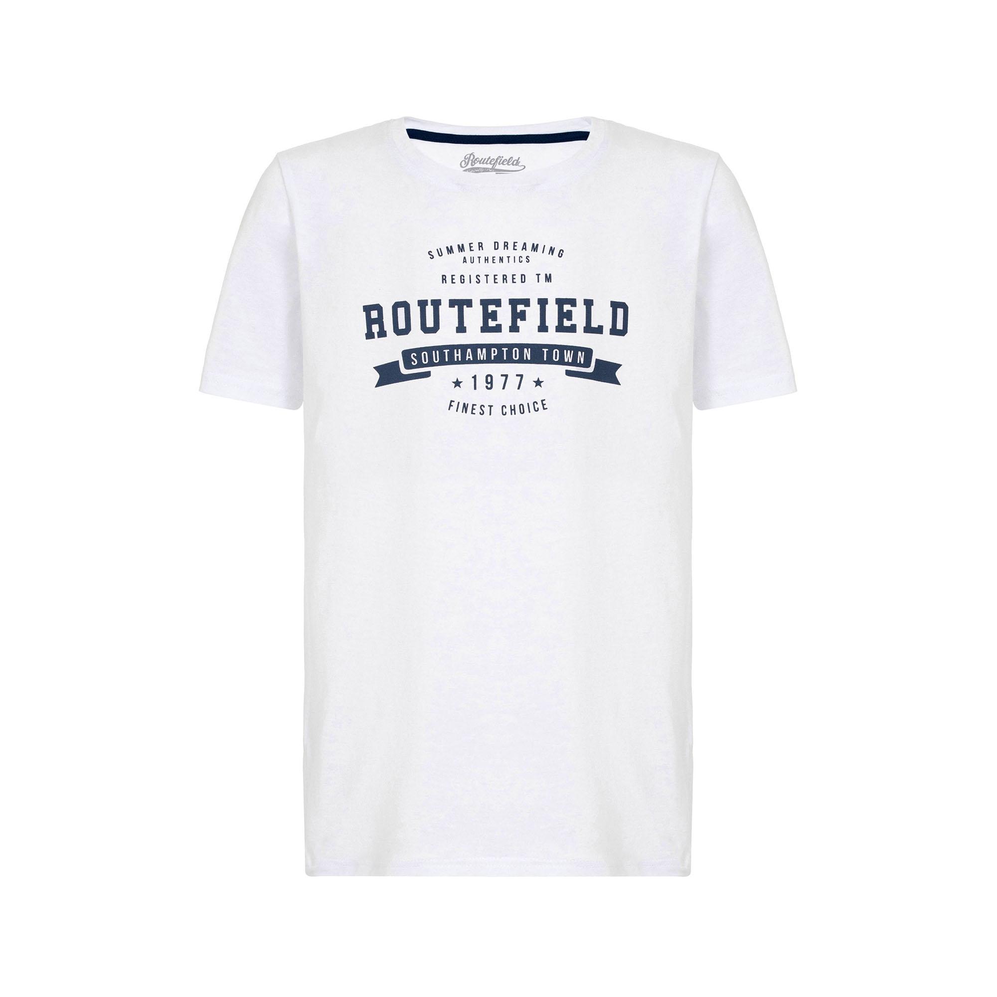 Routefield Tory Kids Unisex Çocuk Beyaz Tişört