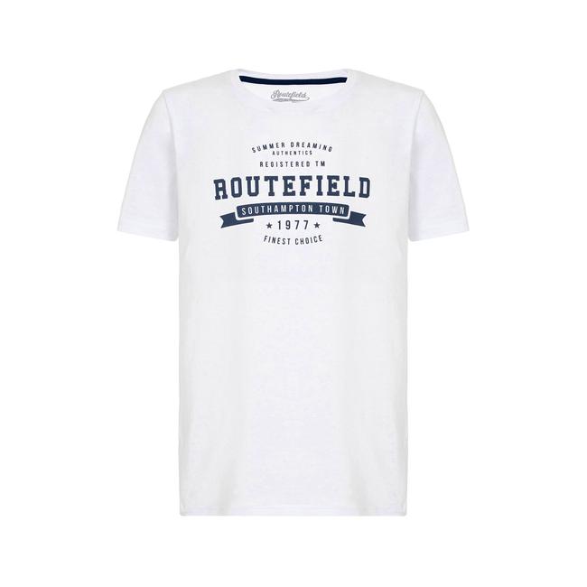  Routefield Tory Kids Unisex Çocuk Beyaz Tişört